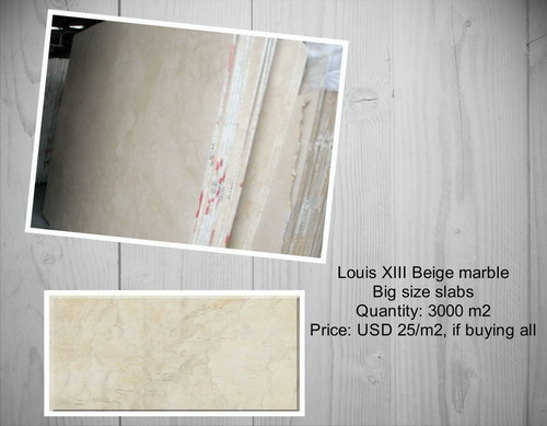 louis 13 beige marble